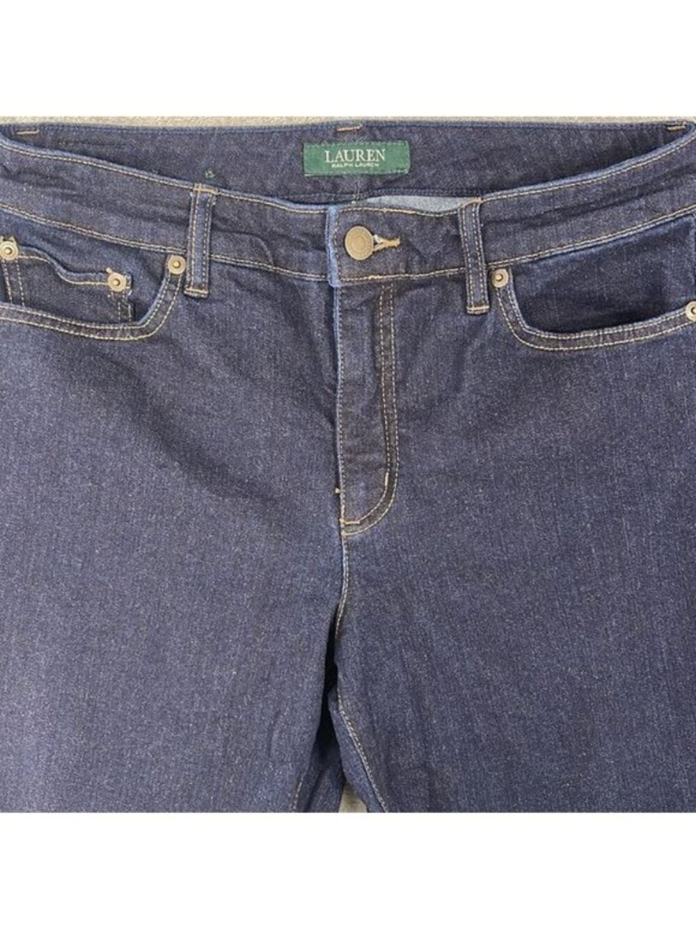 Lauren Ralph Lauren Classic Skinny Curvy Jeans Size 8 - Picture 2 of 7